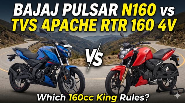 Pulsar N160 vs Apache RTR 160 4V: Which to Buy?