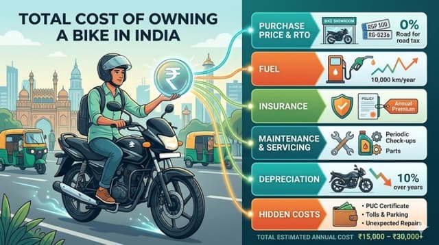 Total Cost of Owning a Bike in India