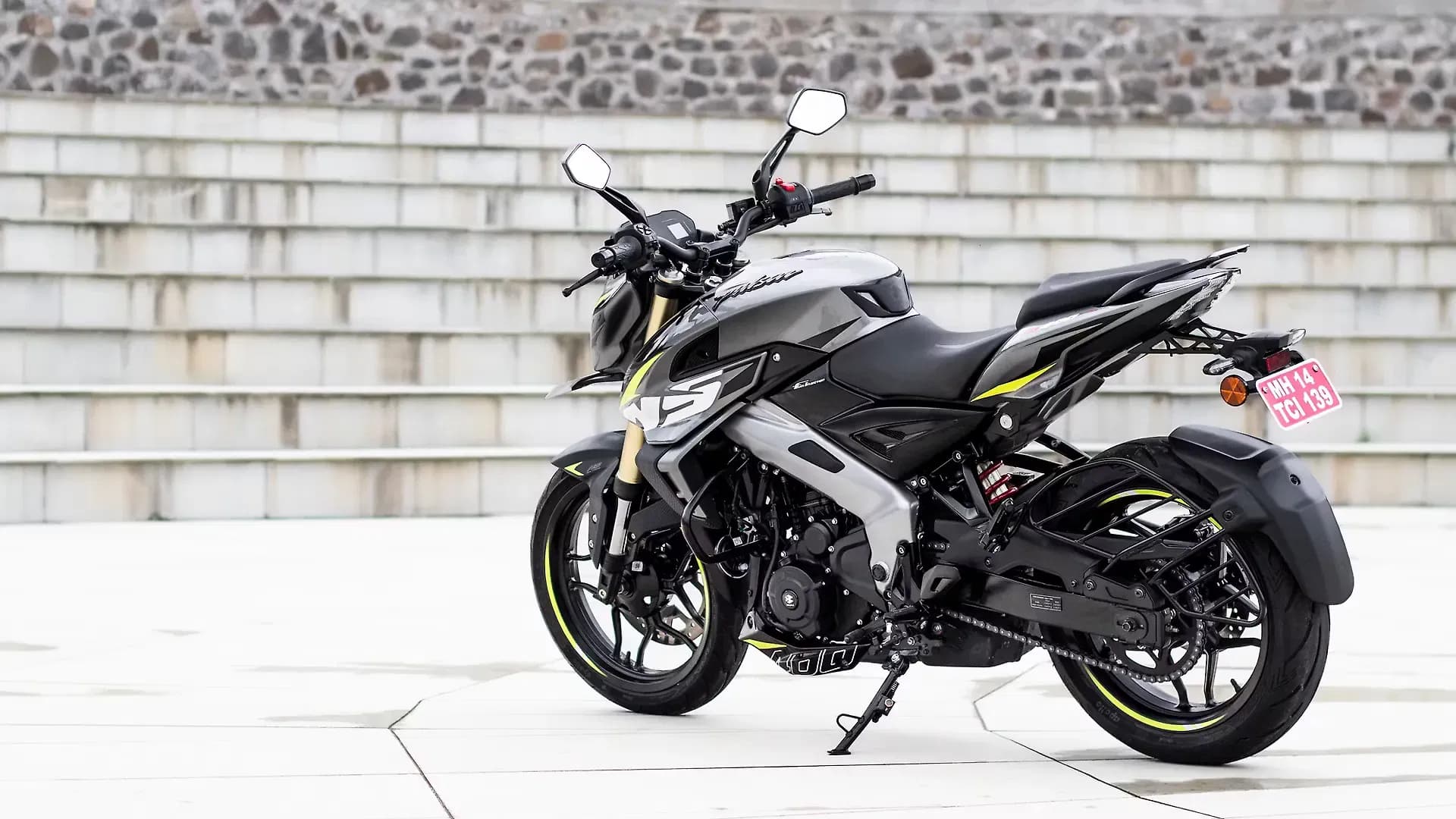 Bajaj Pulsar NS400Z Left Rear Three Quarter