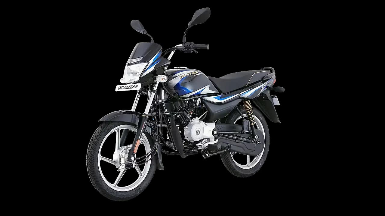 Bajaj Platina 100 Left Front Three Quarter