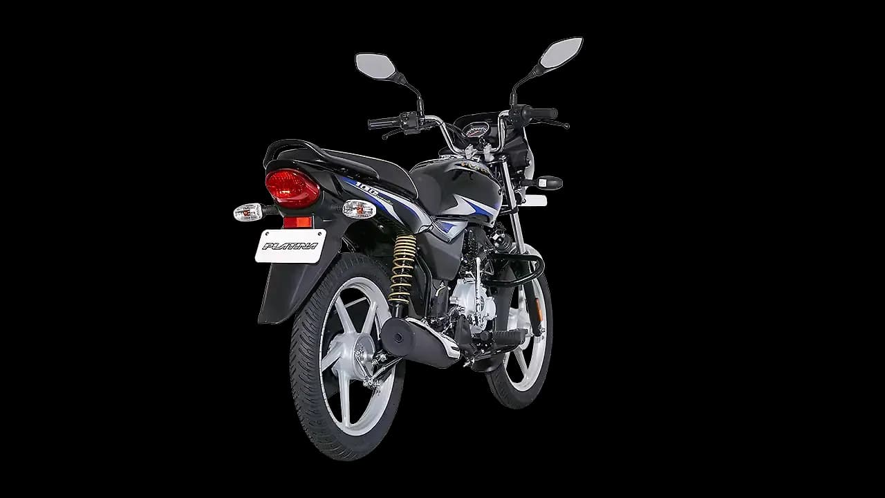 Bajaj Platina 100 Right Rear Three Quarter