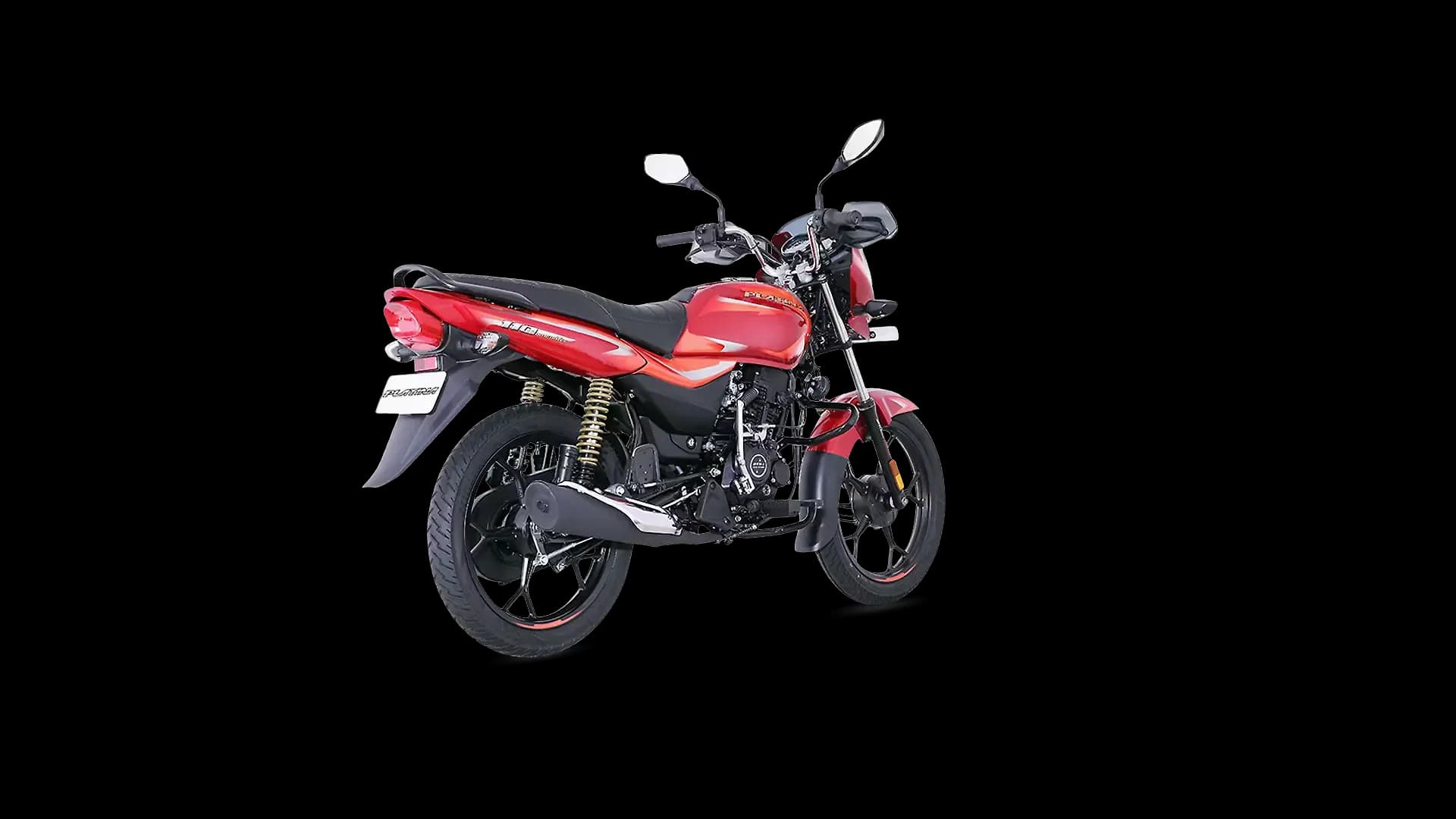 Bajaj Platina 110 Right Rear Three Quarter