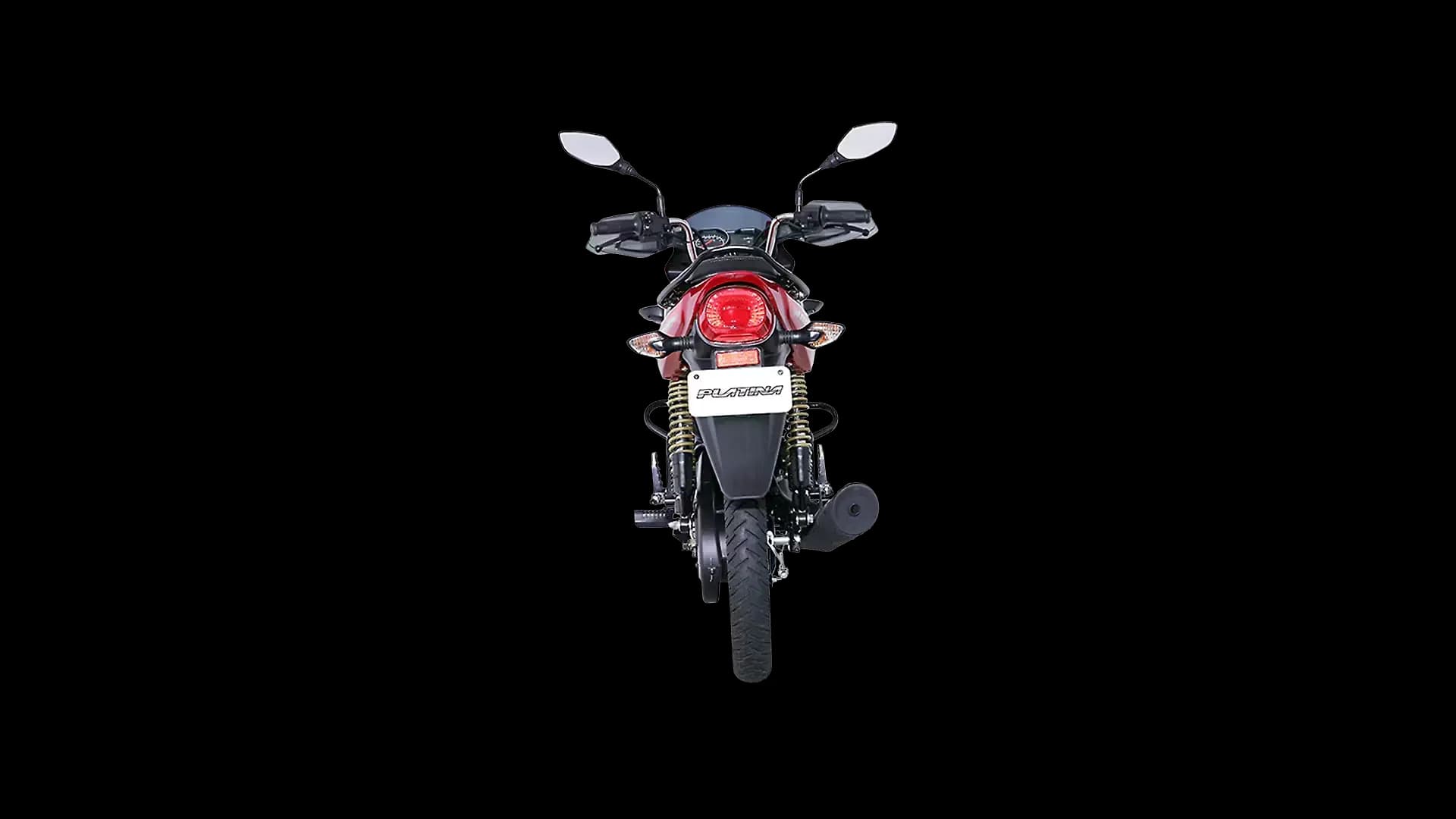 Bajaj Platina 110 Rear View