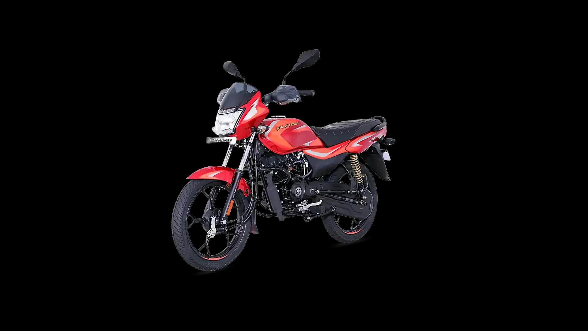 Bajaj Platina 110 Left Front Three Quarter