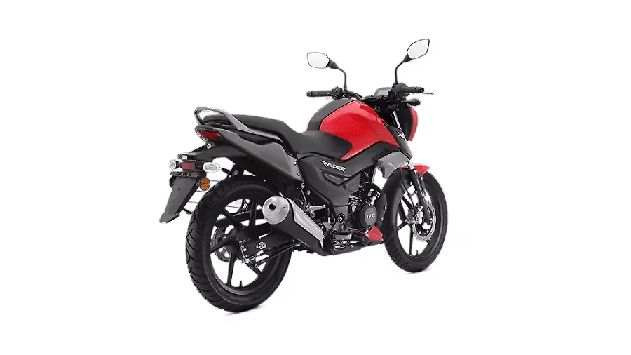 TVS Raider 125 Right Rear Three Quarter