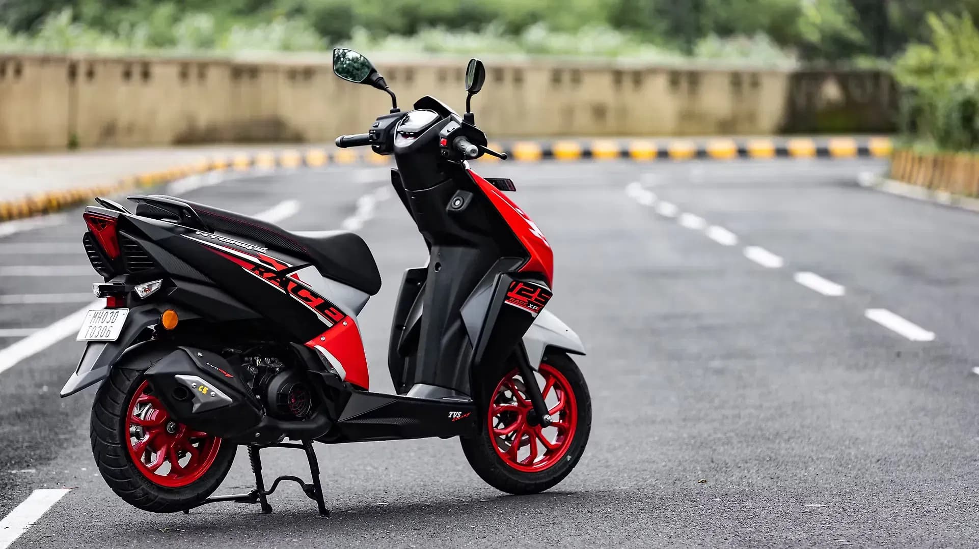TVS Ntorq 125 Right Rear Three Quarter