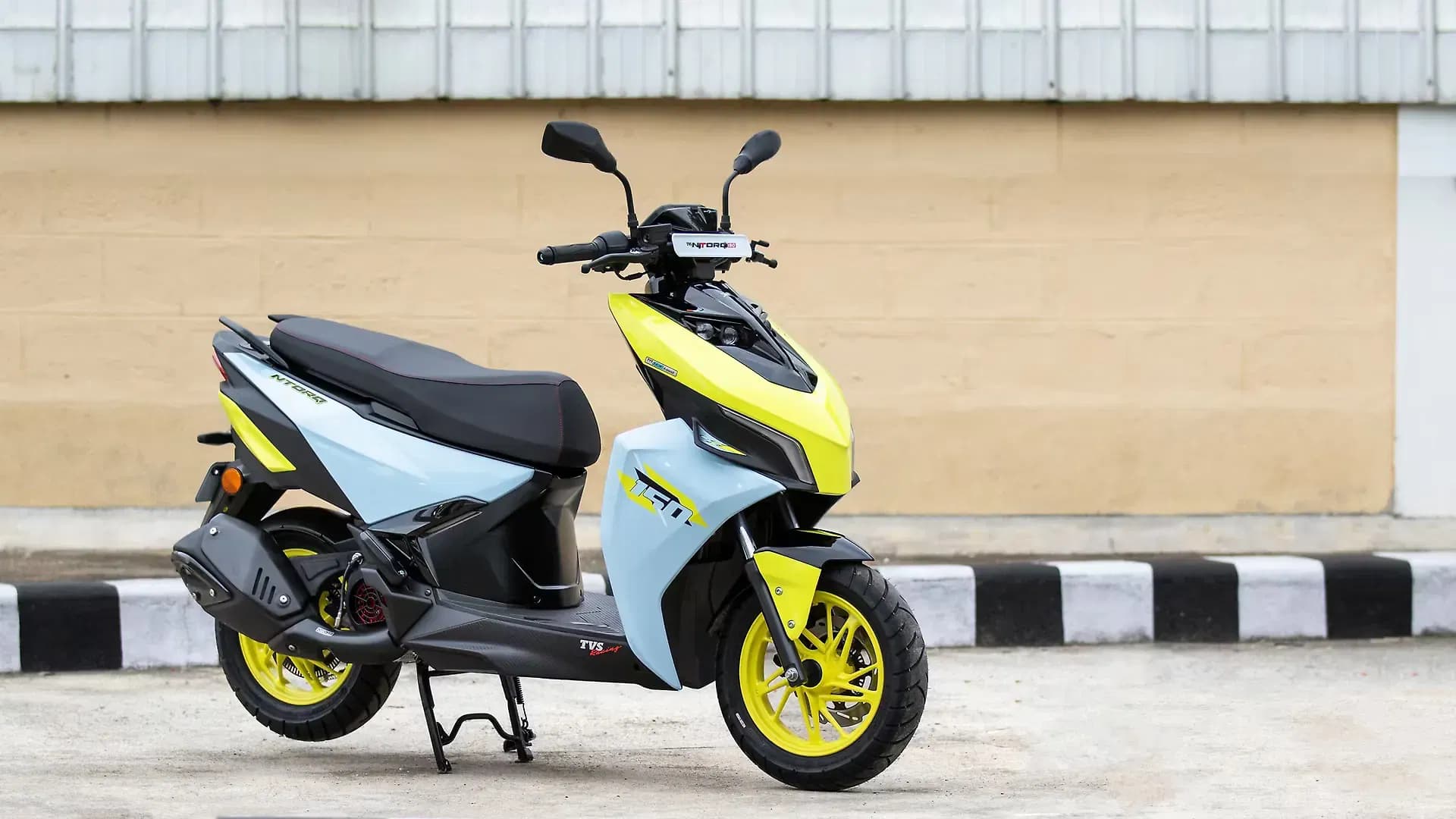 TVS Ntorq 150 Right Front Three Quarter
