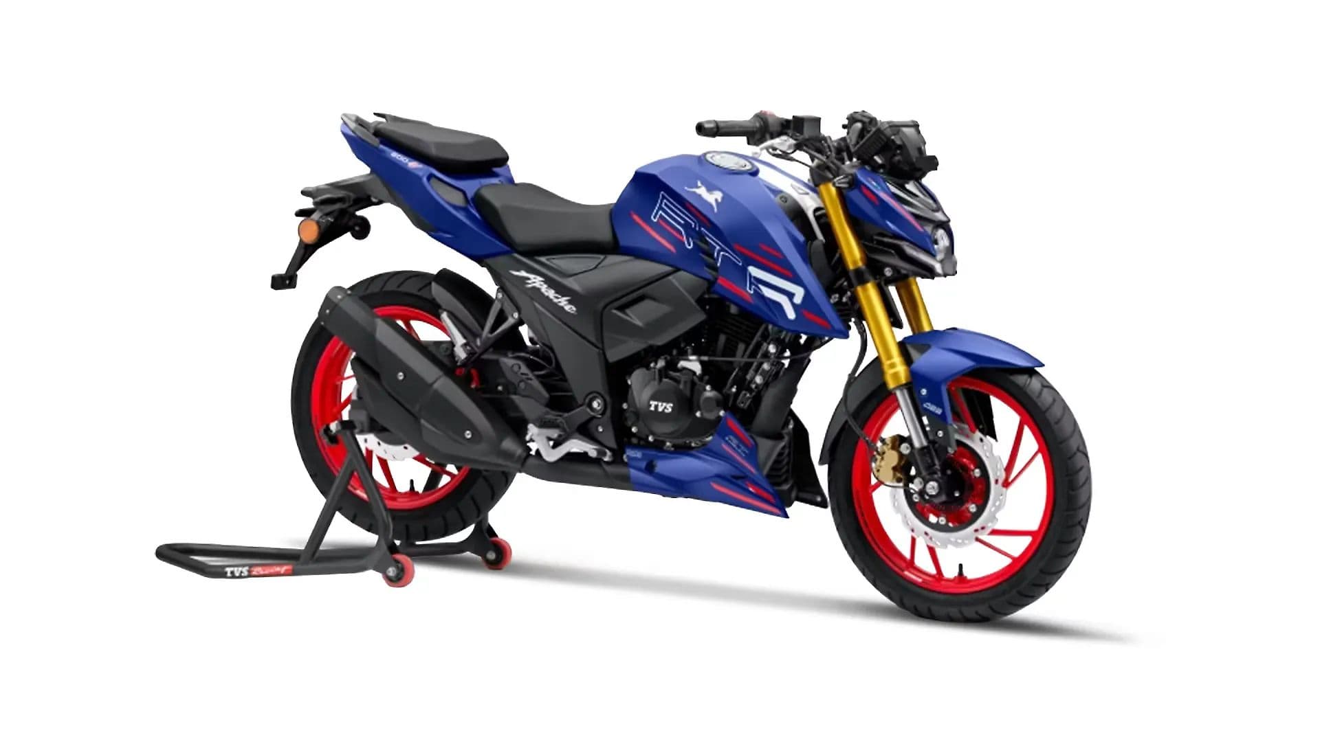 TVS Apache RTR 200 4V Right Front Three Quarter