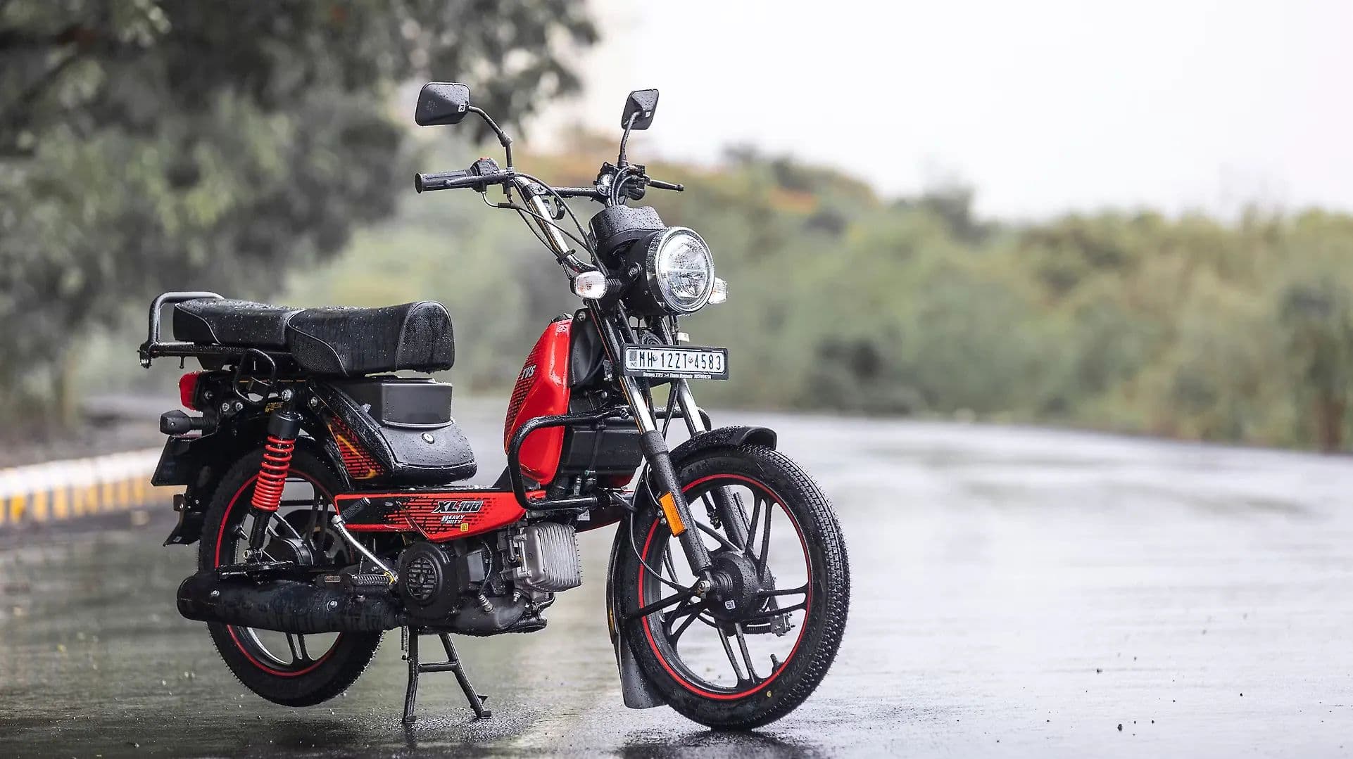 TVS XL 100 Heavy Duty Right Front Three Quarter
