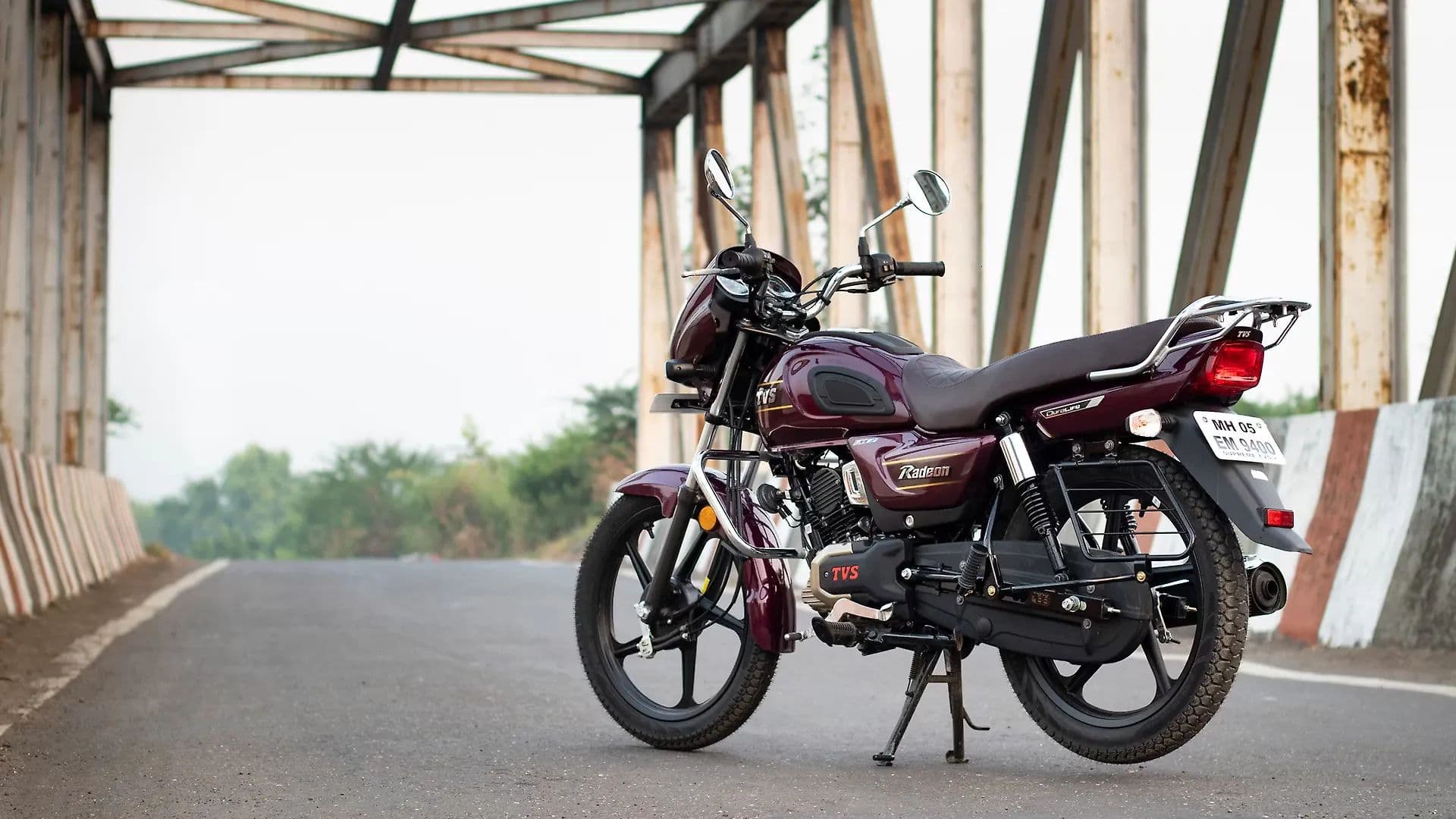 TVS Radeon Left Rear Three Quarter