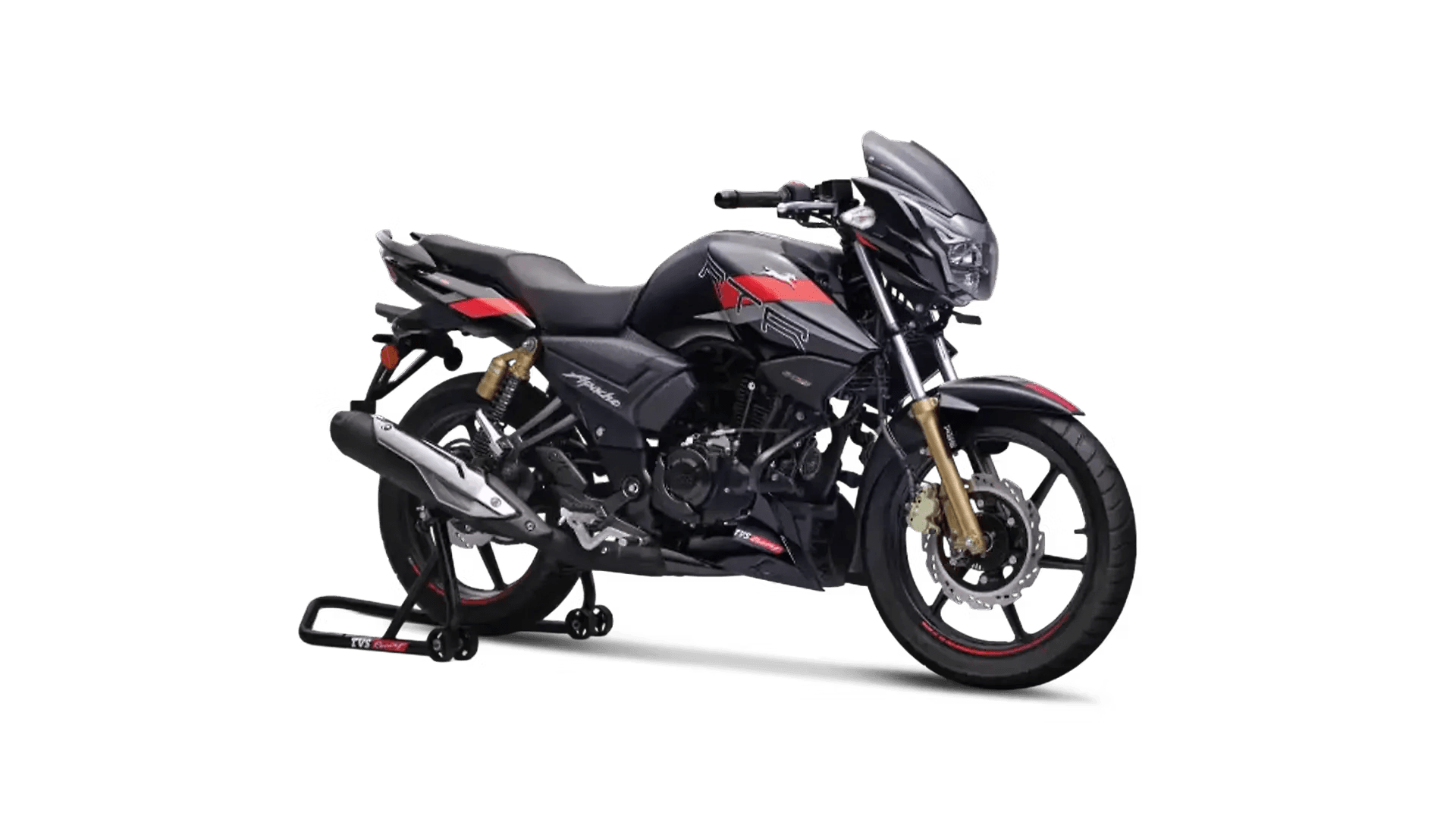 TVS Apache RTR 180 Right Front Three Quarter