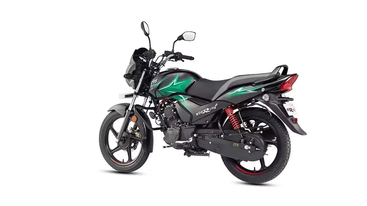 TVS Star City Plus Left Rear Three Quarter