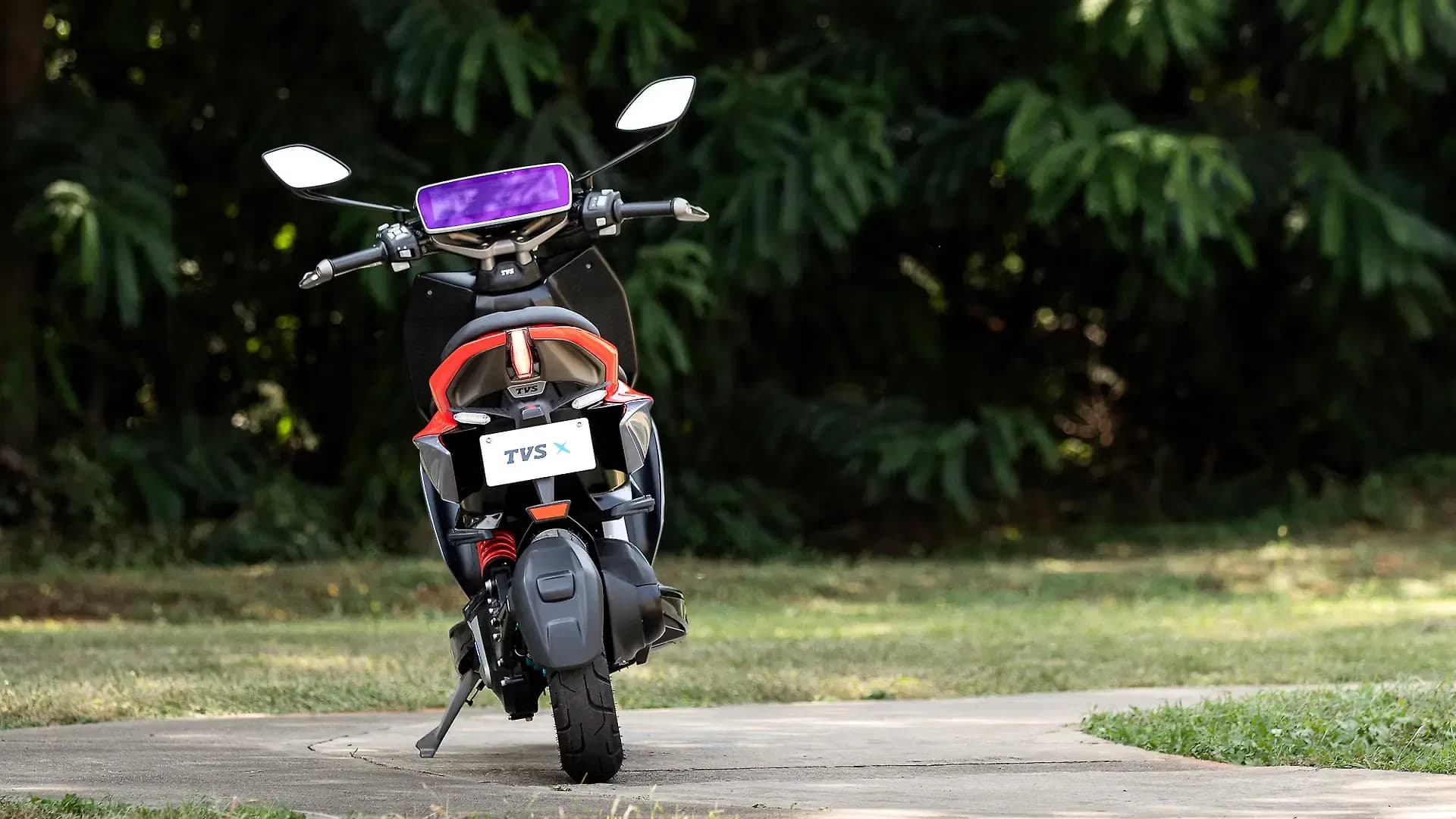 TVS X Rear View