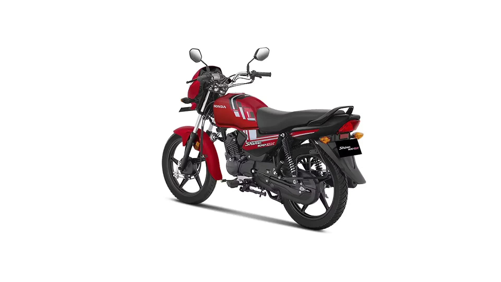 Honda Shine 100 Left Rear Three Quarter