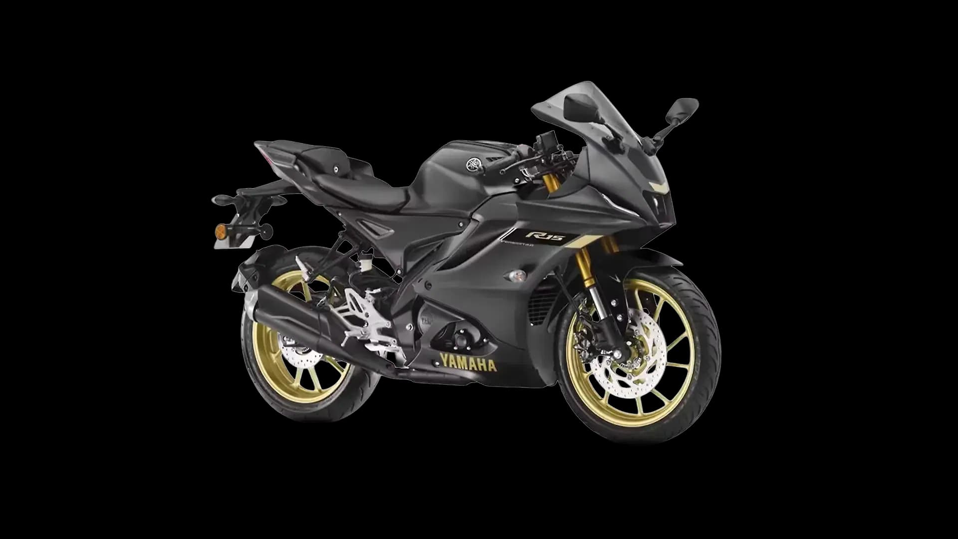 Yamaha R15 V4 in Dark Knight