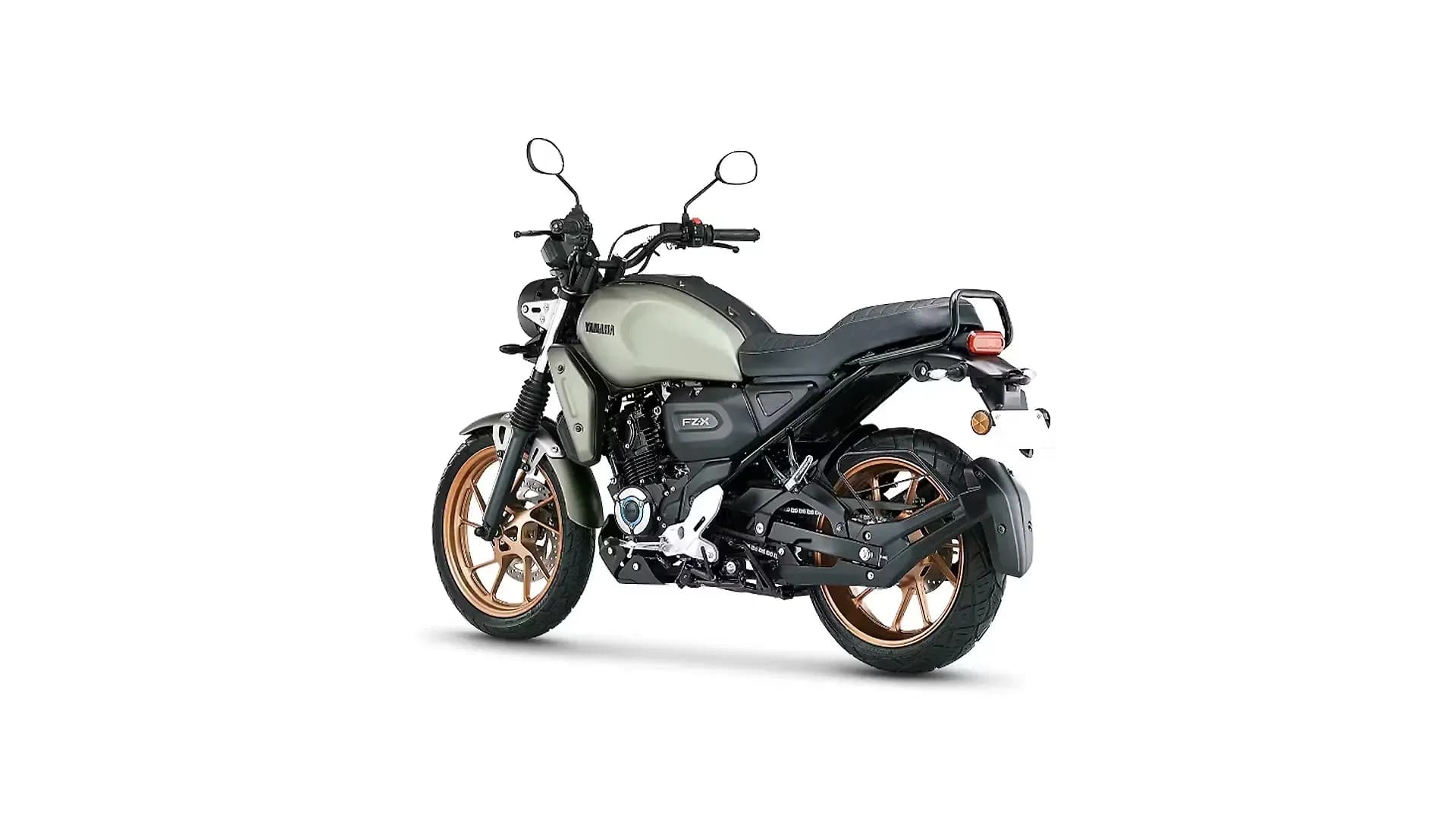 Yamaha FZ X Hybrid Left Rear Three Quarter