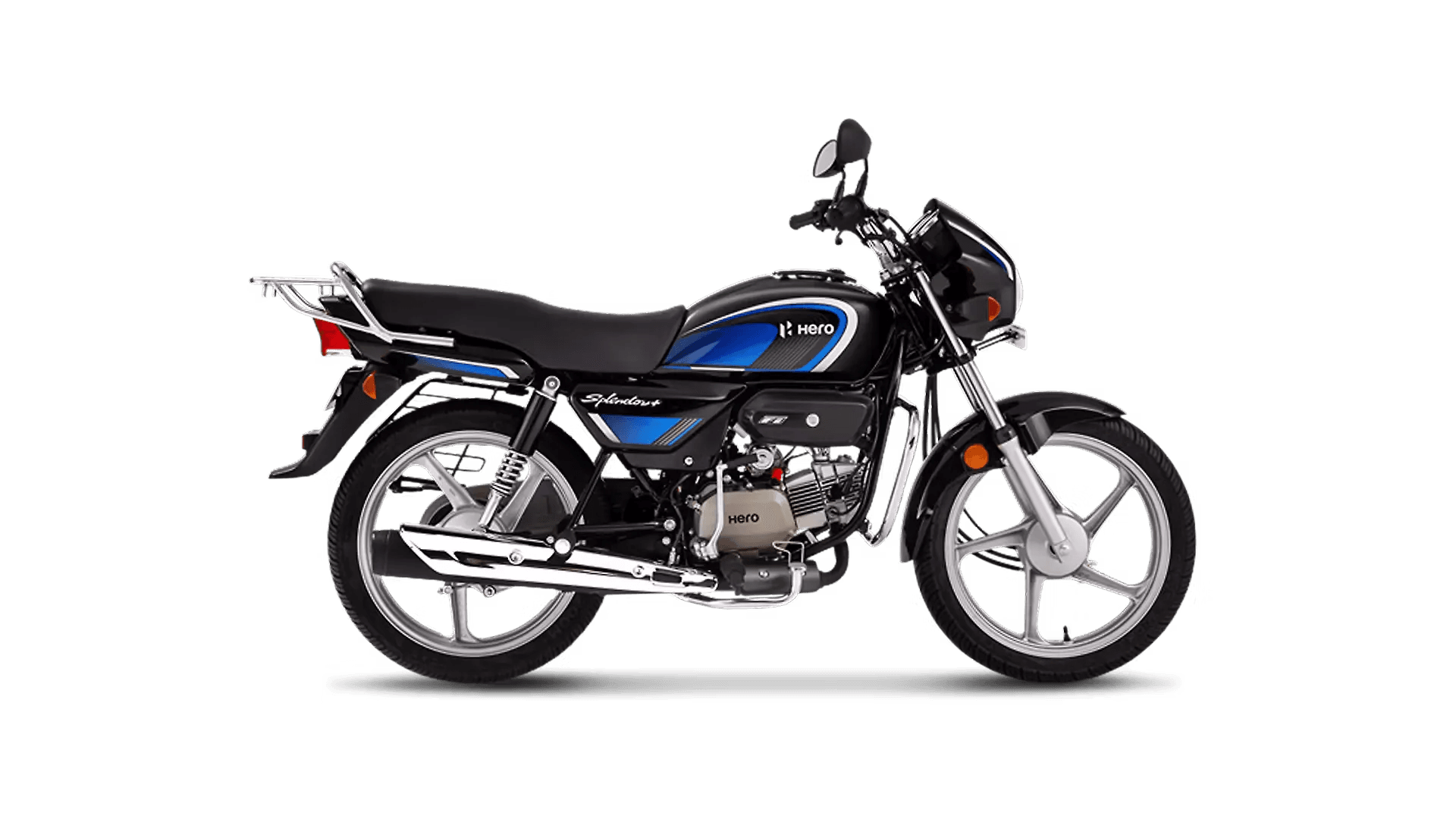 Hero Splendor Plus Right Side View