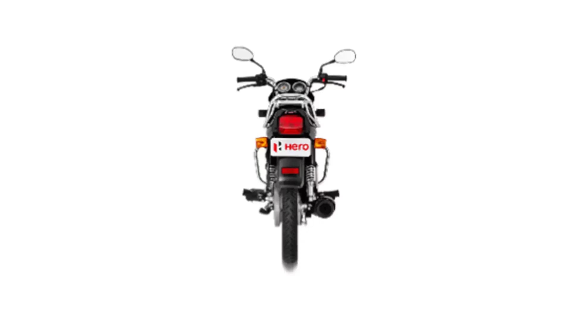 Hero Splendor Plus Rear View