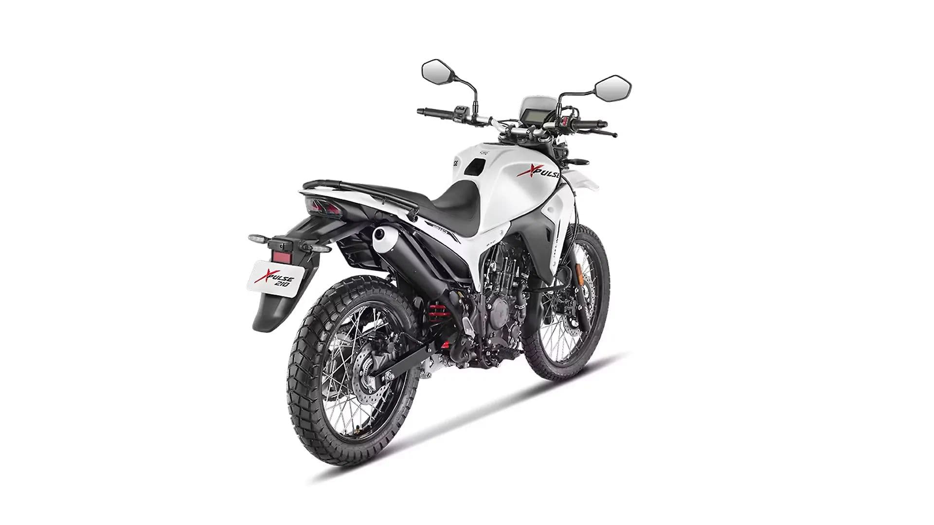Hero Xpulse 210 Right Rear Three Quarter