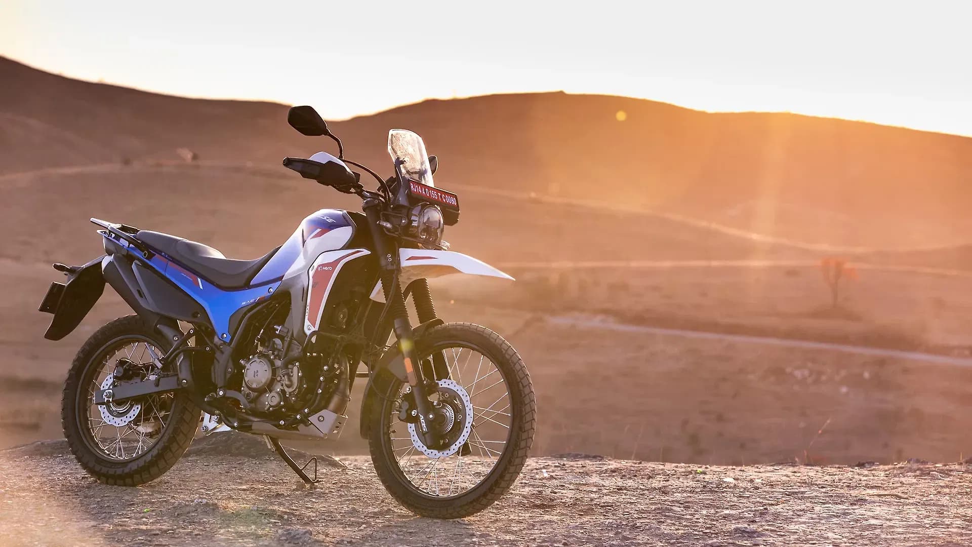 Hero Xpulse 210 Right Front Three Quarter