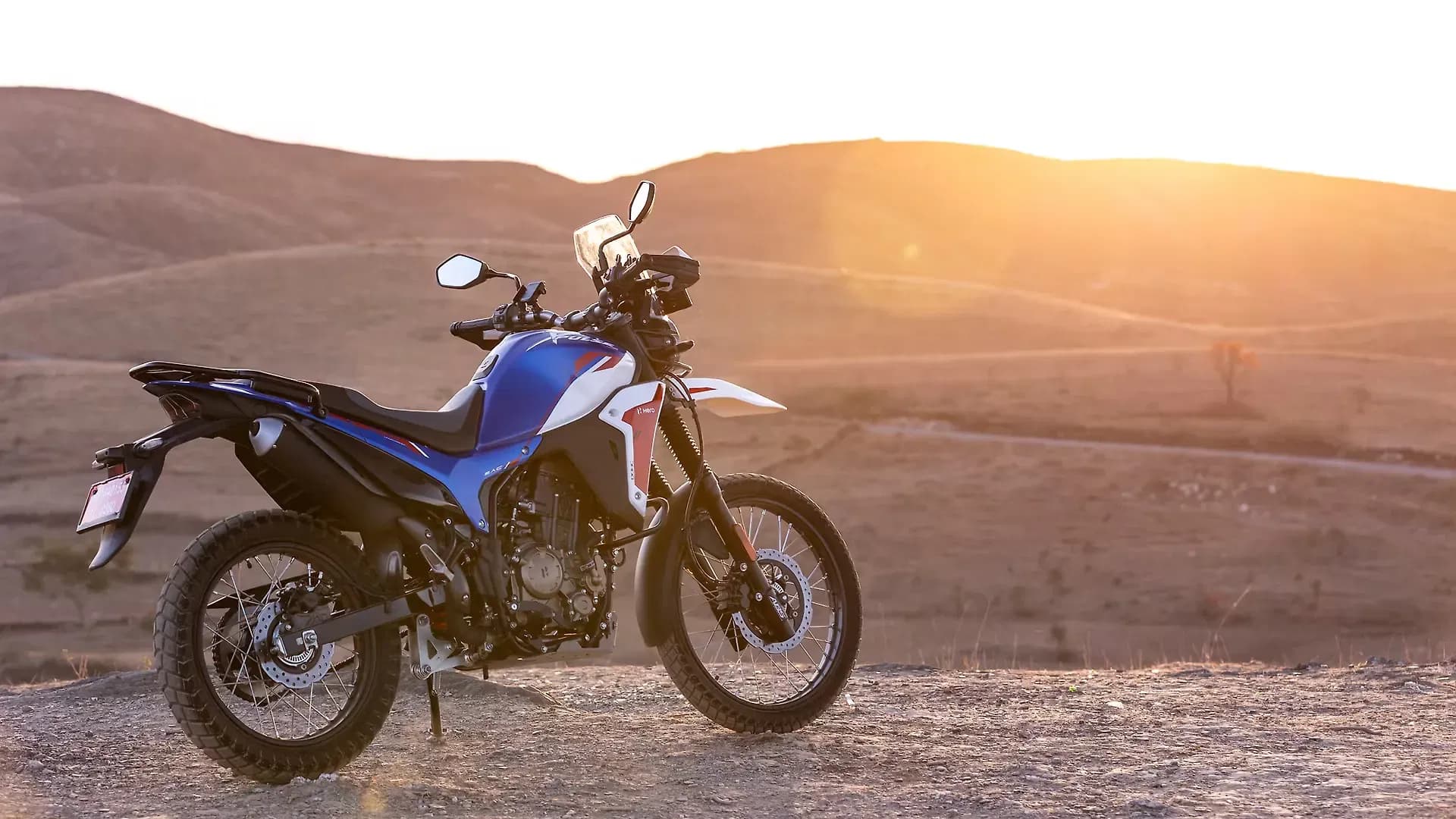 Hero Xpulse 210 Right Rear Three Quarter