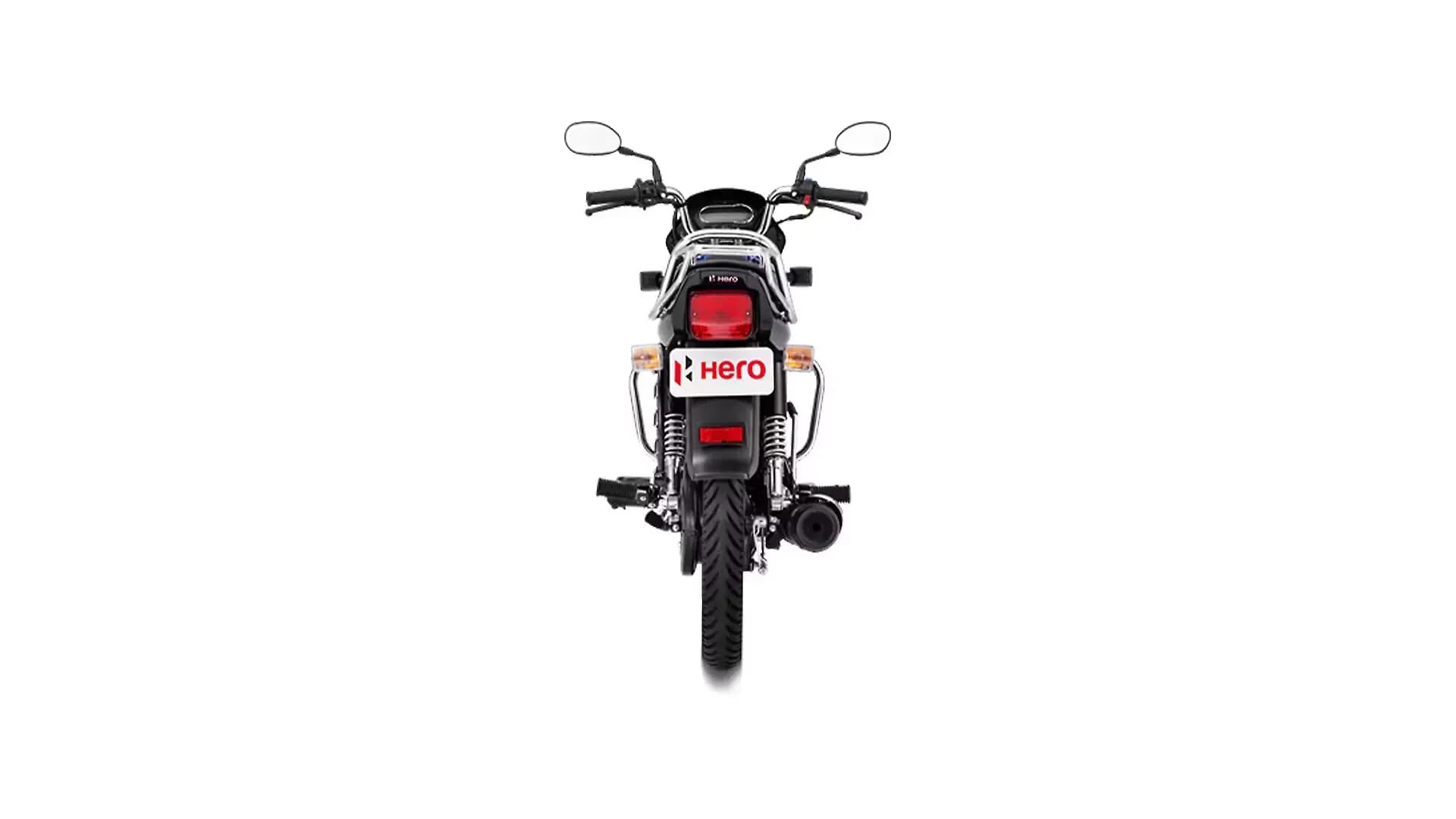 Hero Splendor Plus Xtec Rear View
