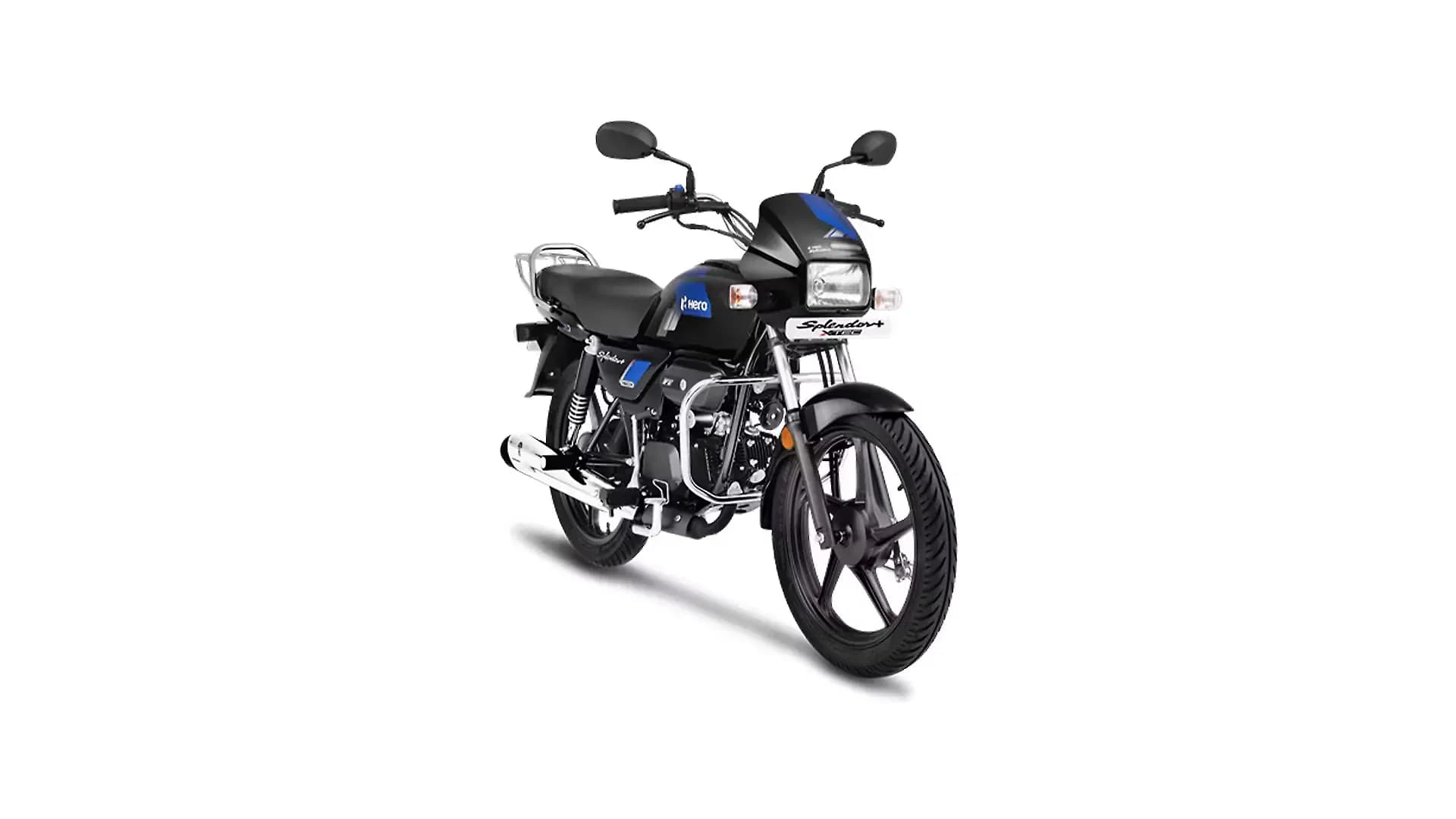 Hero Splendor Plus Xtec Right Front Three Quarter