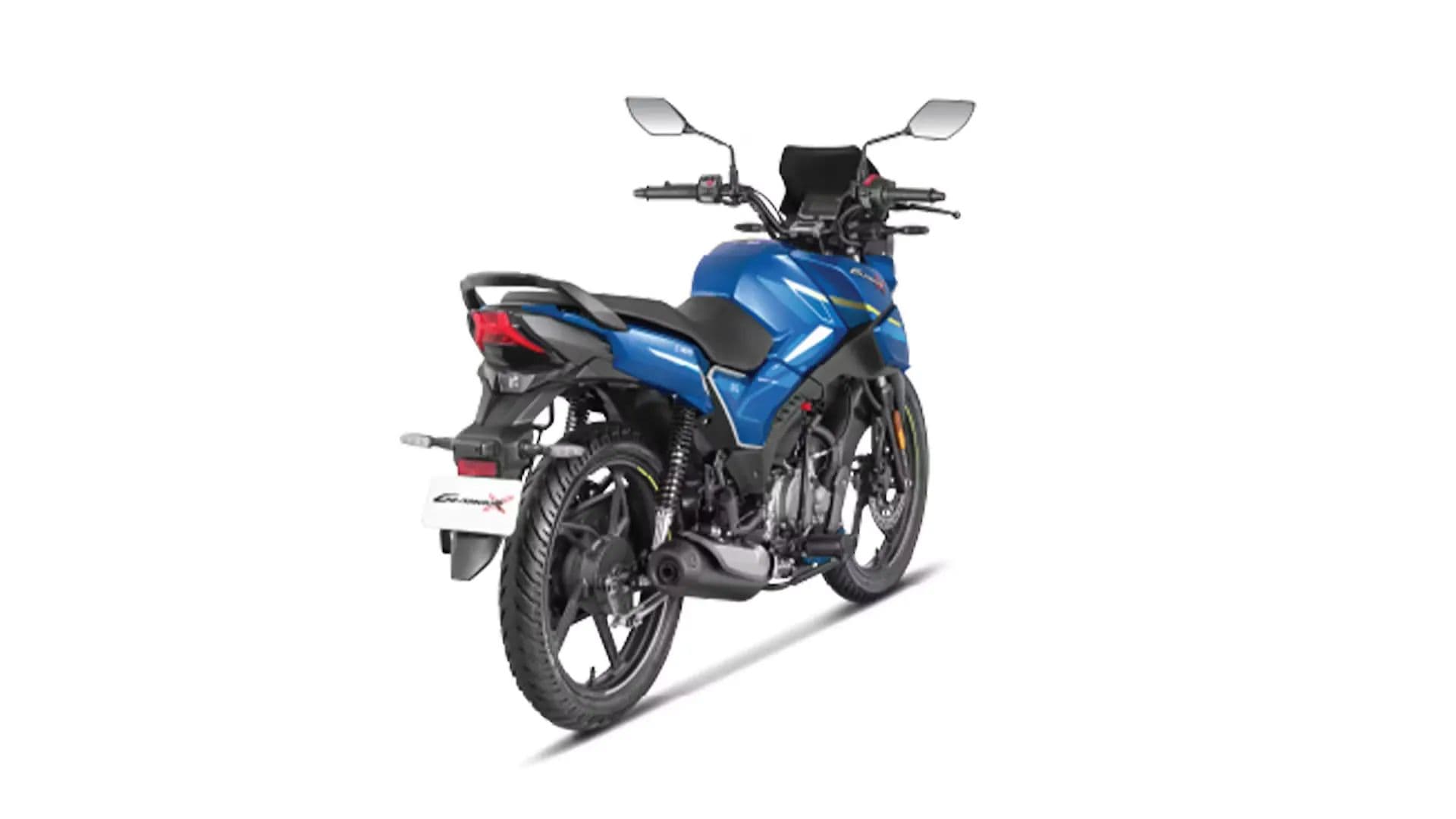 Hero Glamour X 125 Right Rear Three Quarter