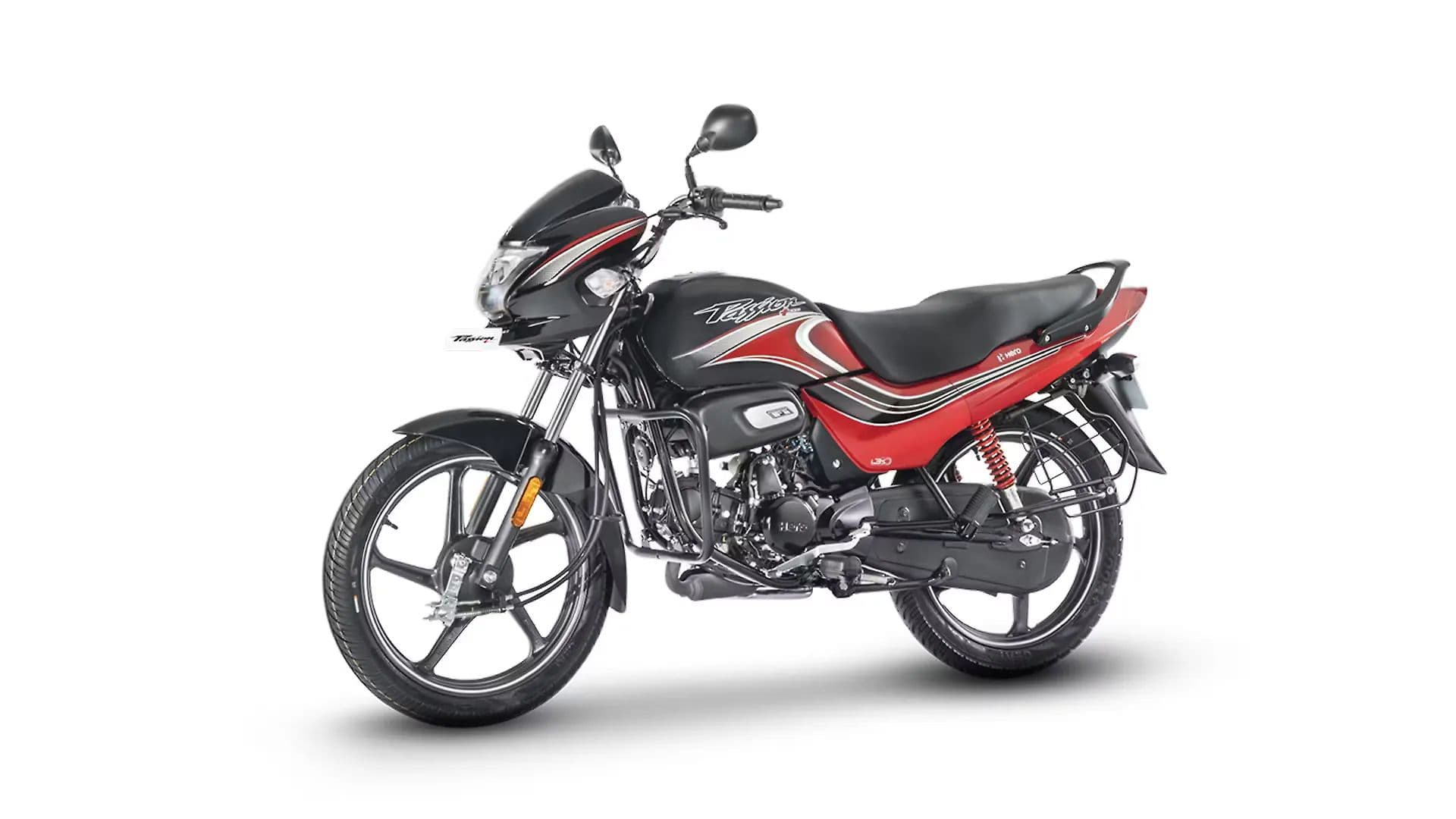 Hero Passion Plus Left Front Three Quarter