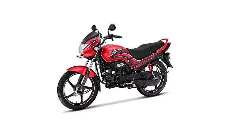 Hero Passion Plus Left Front Three Quarter