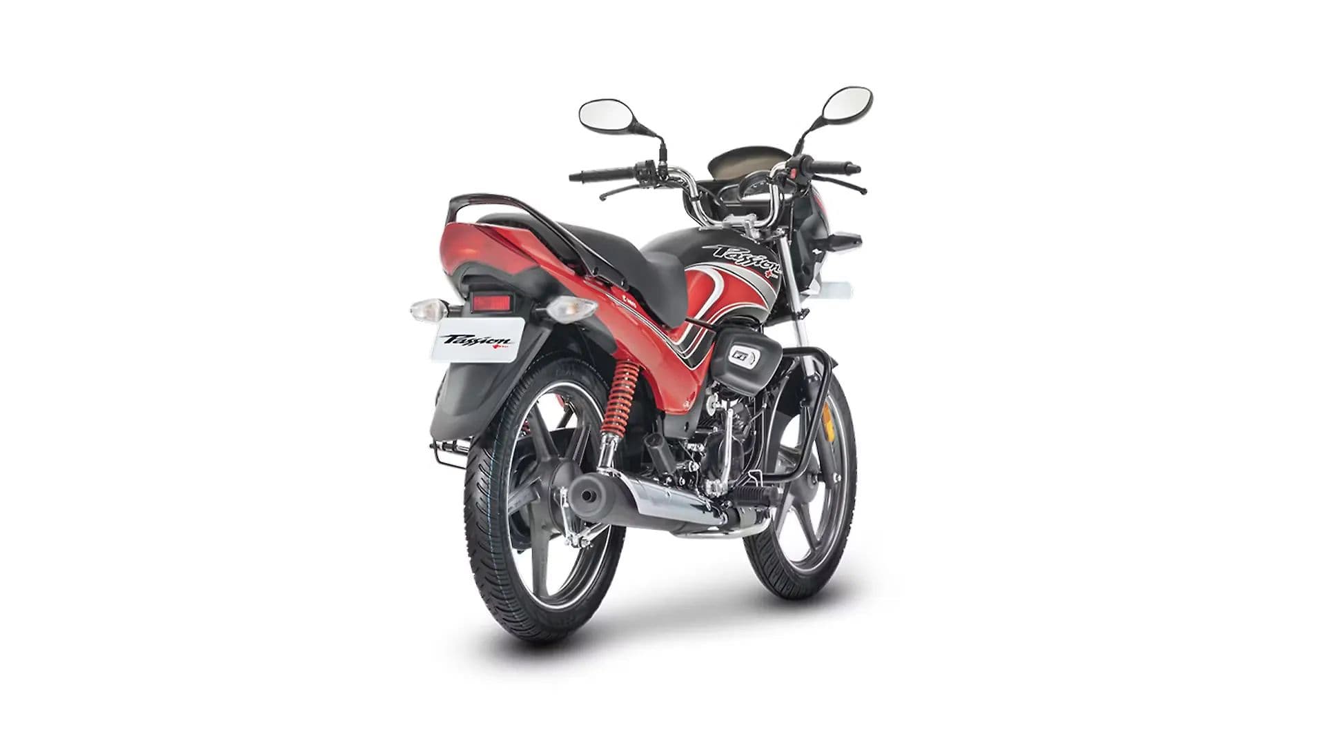 Hero Passion Plus Right Rear Three Quarter