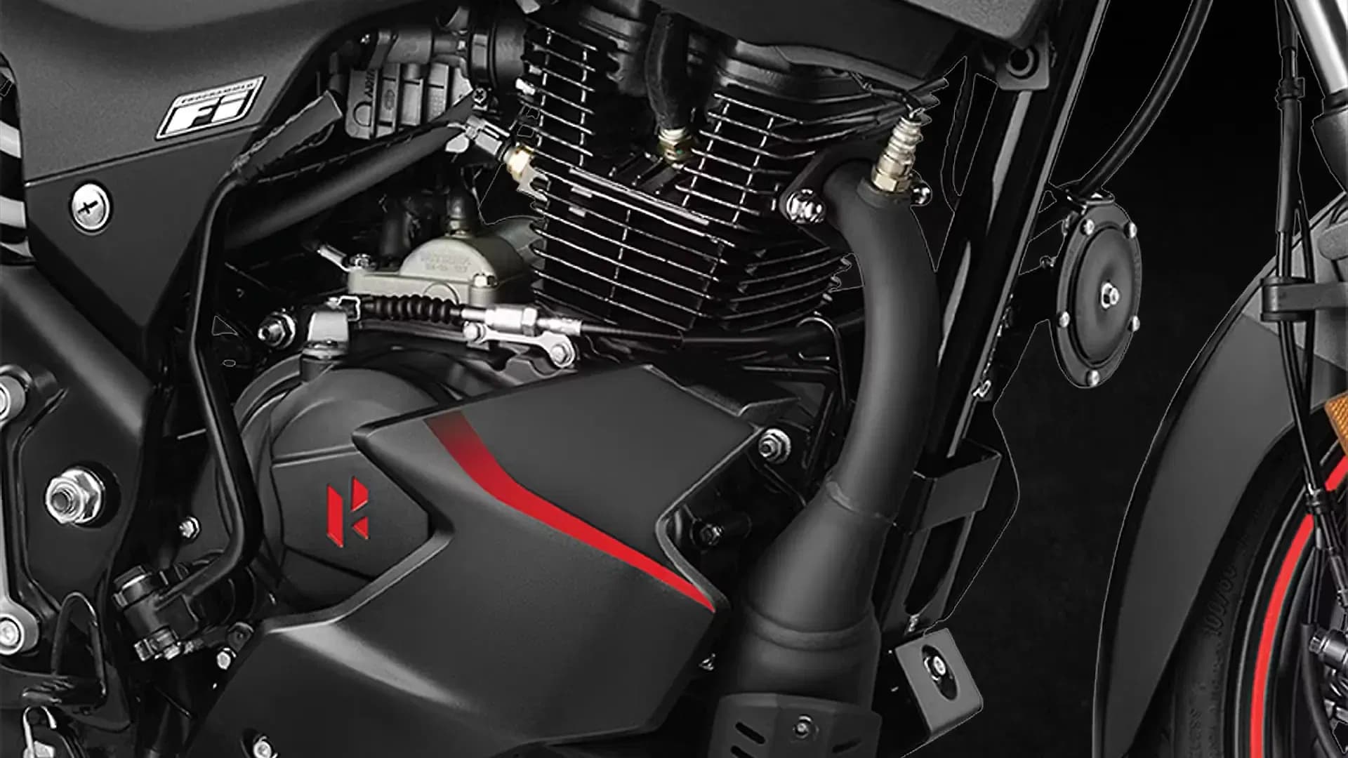 Hero Xtreme 160R Engine From Right