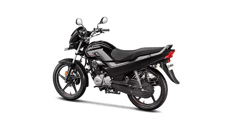 Hero Super Splendor Xtec Left Rear Three Quarter