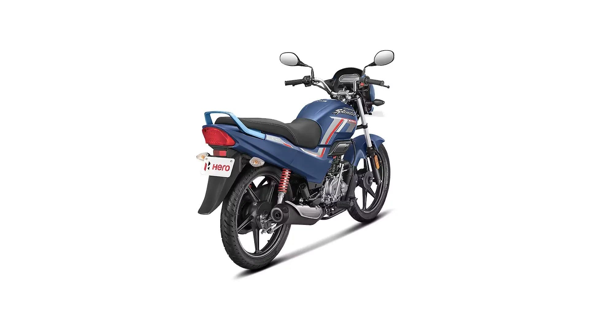 Hero Super Splendor Xtec 2.0 Right Rear Three Quarter