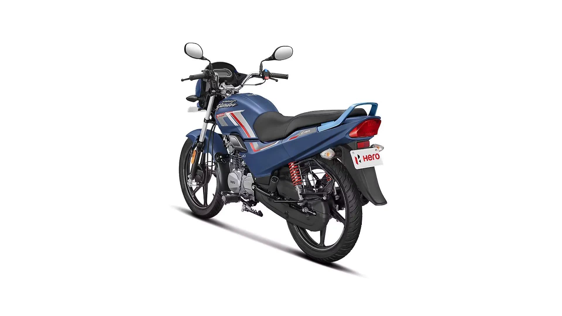 Hero Super Splendor Xtec 2.0 Left Rear Three Quarter
