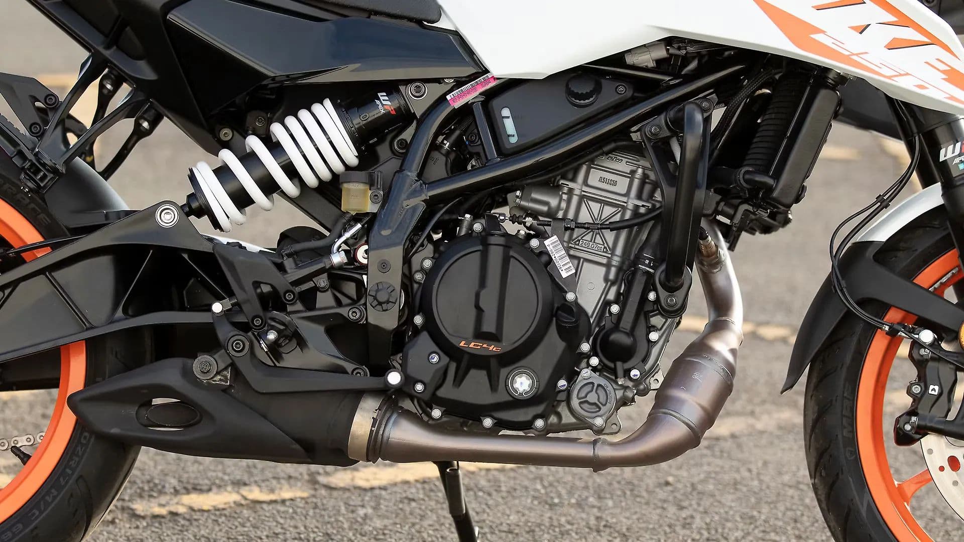 KTM 250 Duke Engine From Right