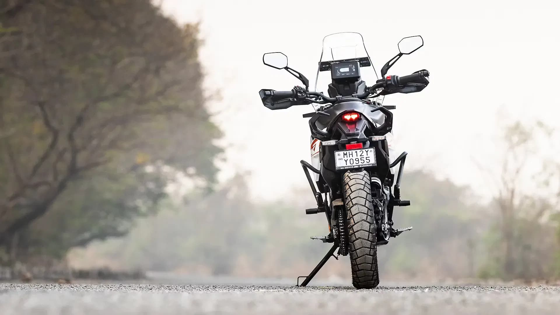 KTM 390 Adventure X Rear View