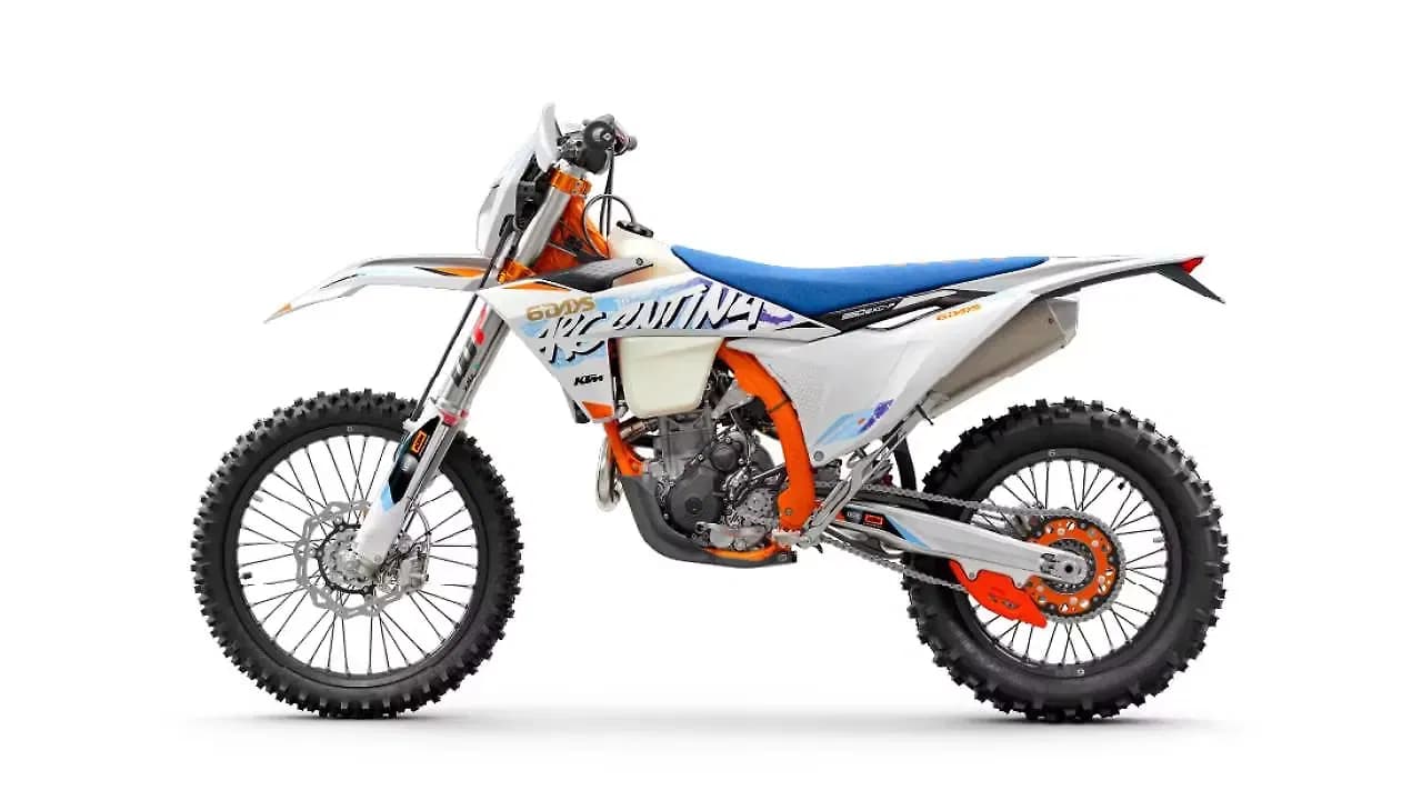 KTM 350 EXC-F in White