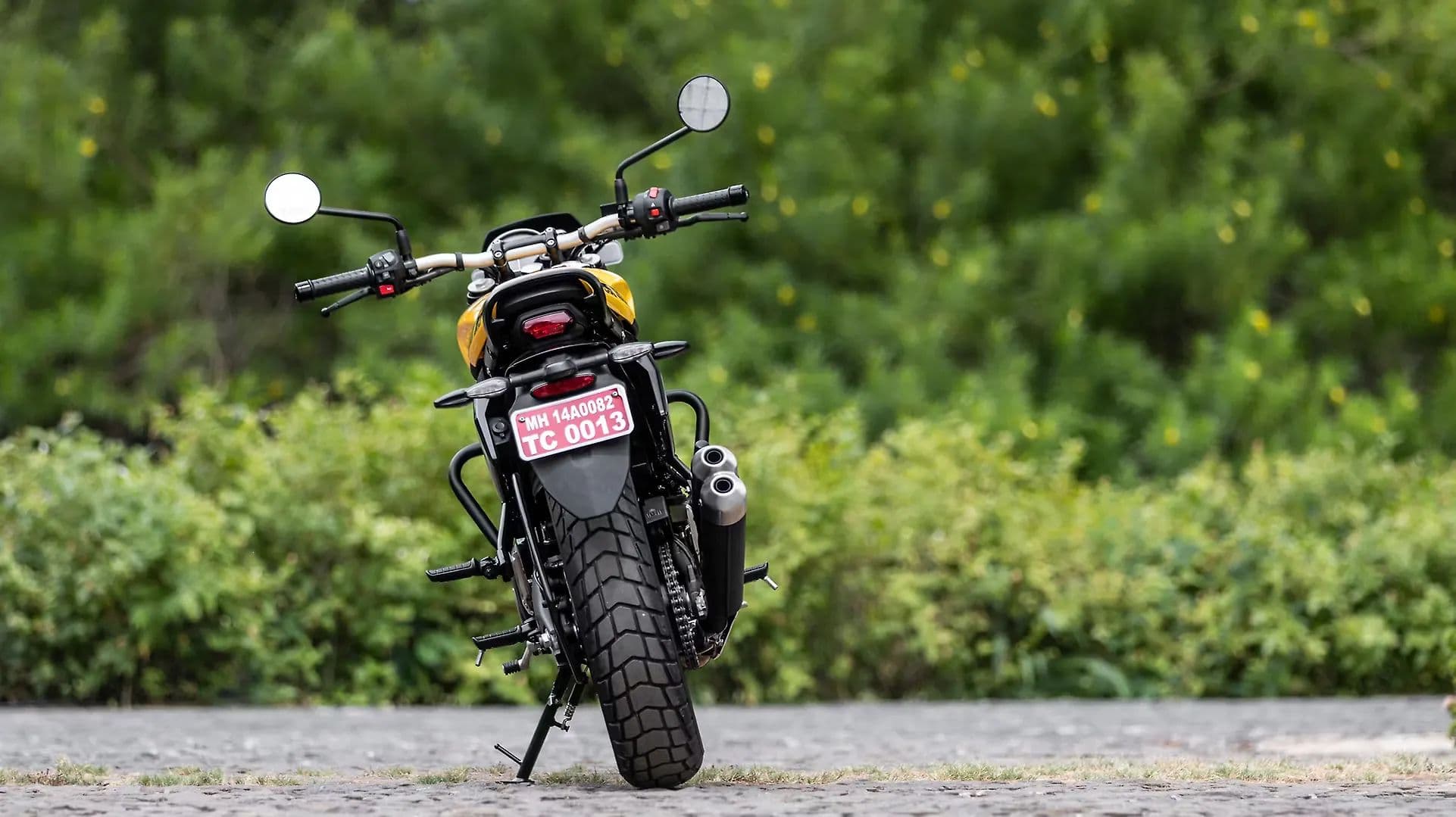 Triumph Tracker 400 Rear View