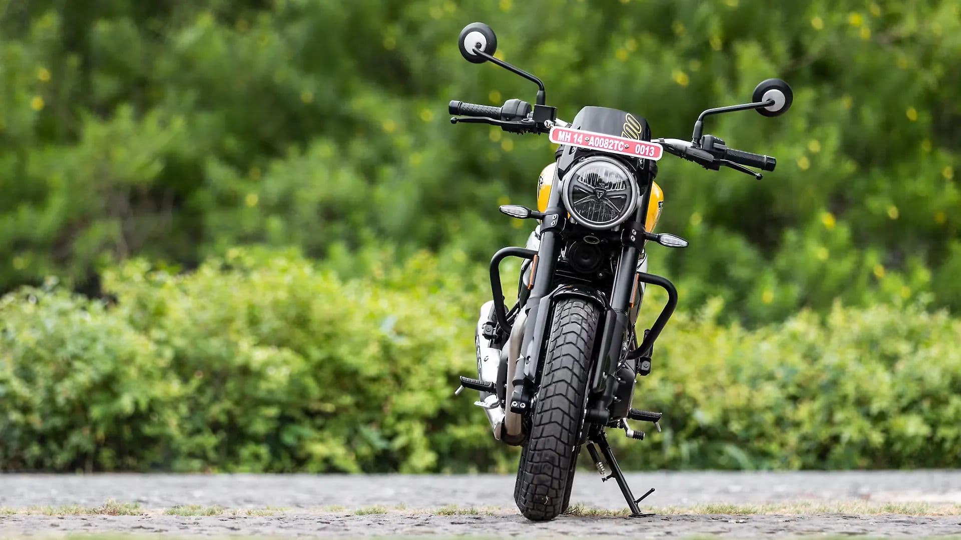 Triumph Tracker 400 Front View