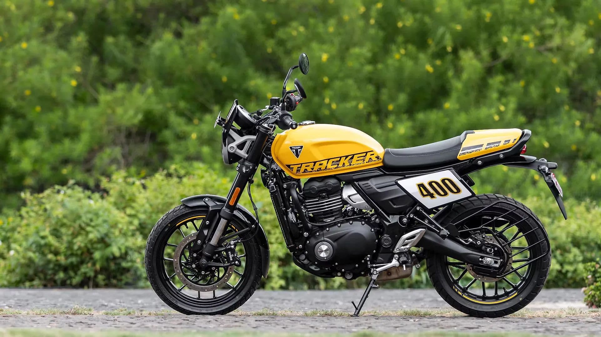 Triumph Tracker 400 Left Side View