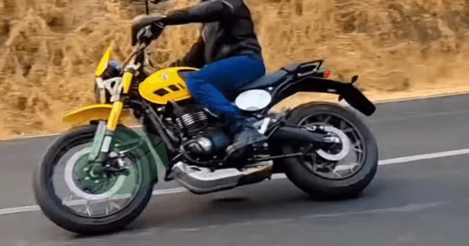 Triumph Scrambler 400 XC Left Side View