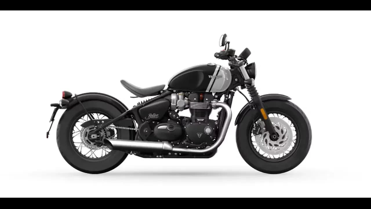 Triumph Bonneville Bobber Right Side View