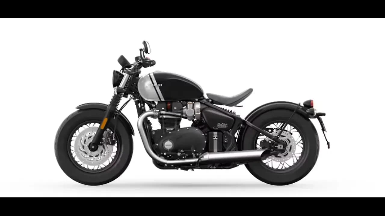 Triumph Bonneville Bobber Left Side View