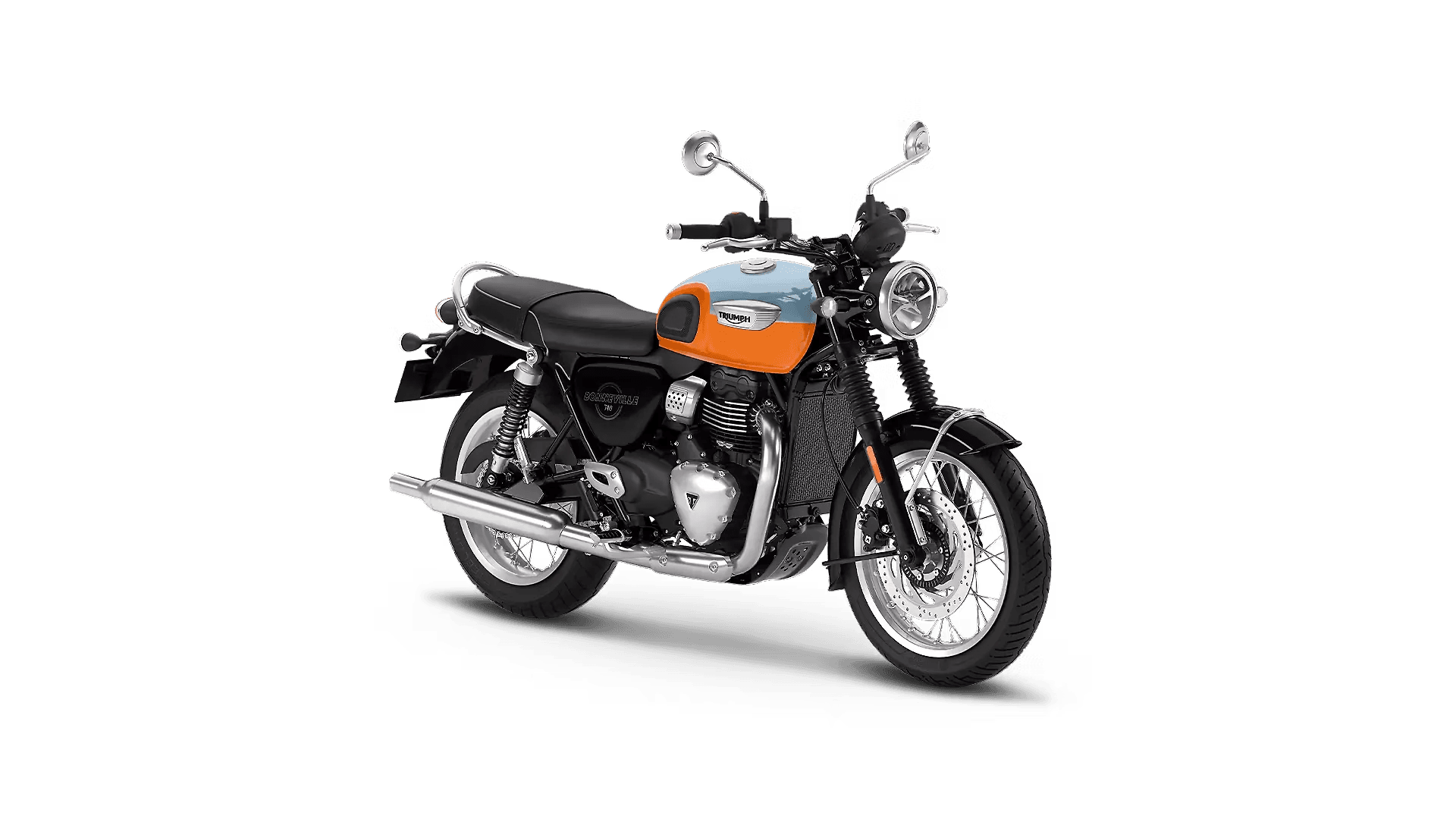Triumph Bonneville 400 Right Front Three Quarter