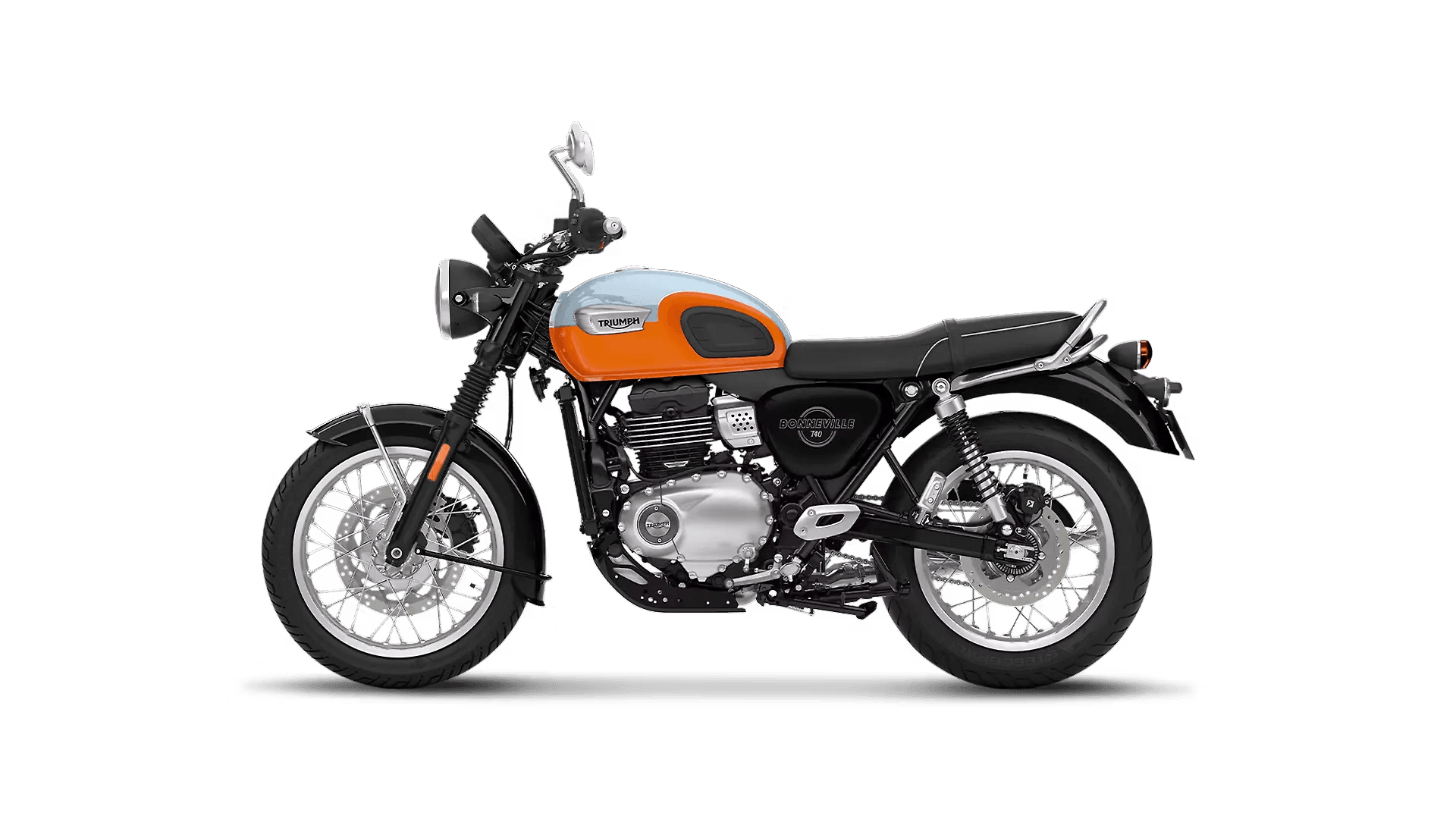 Triumph Bonneville 400 Left Side View