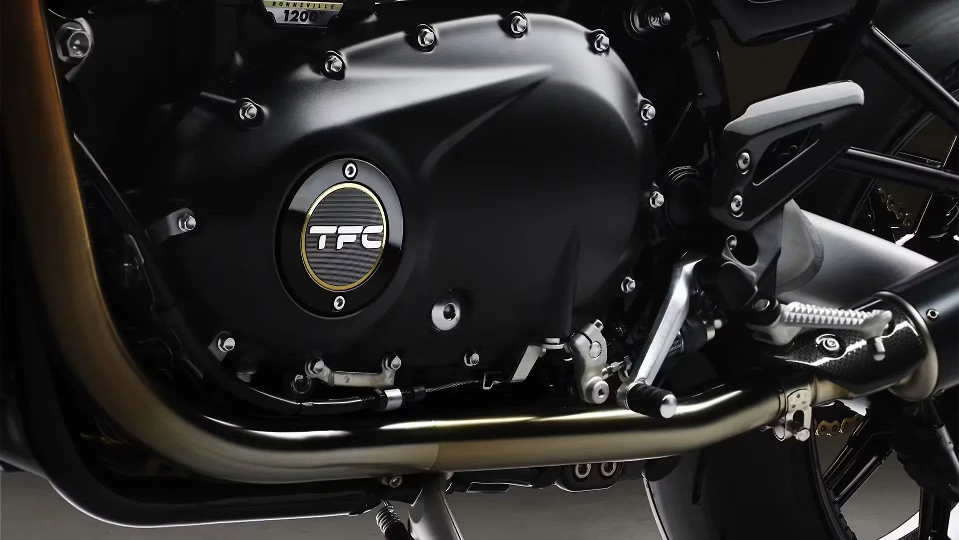 Triumph Speed Twin 1200 TFC Engine From Left