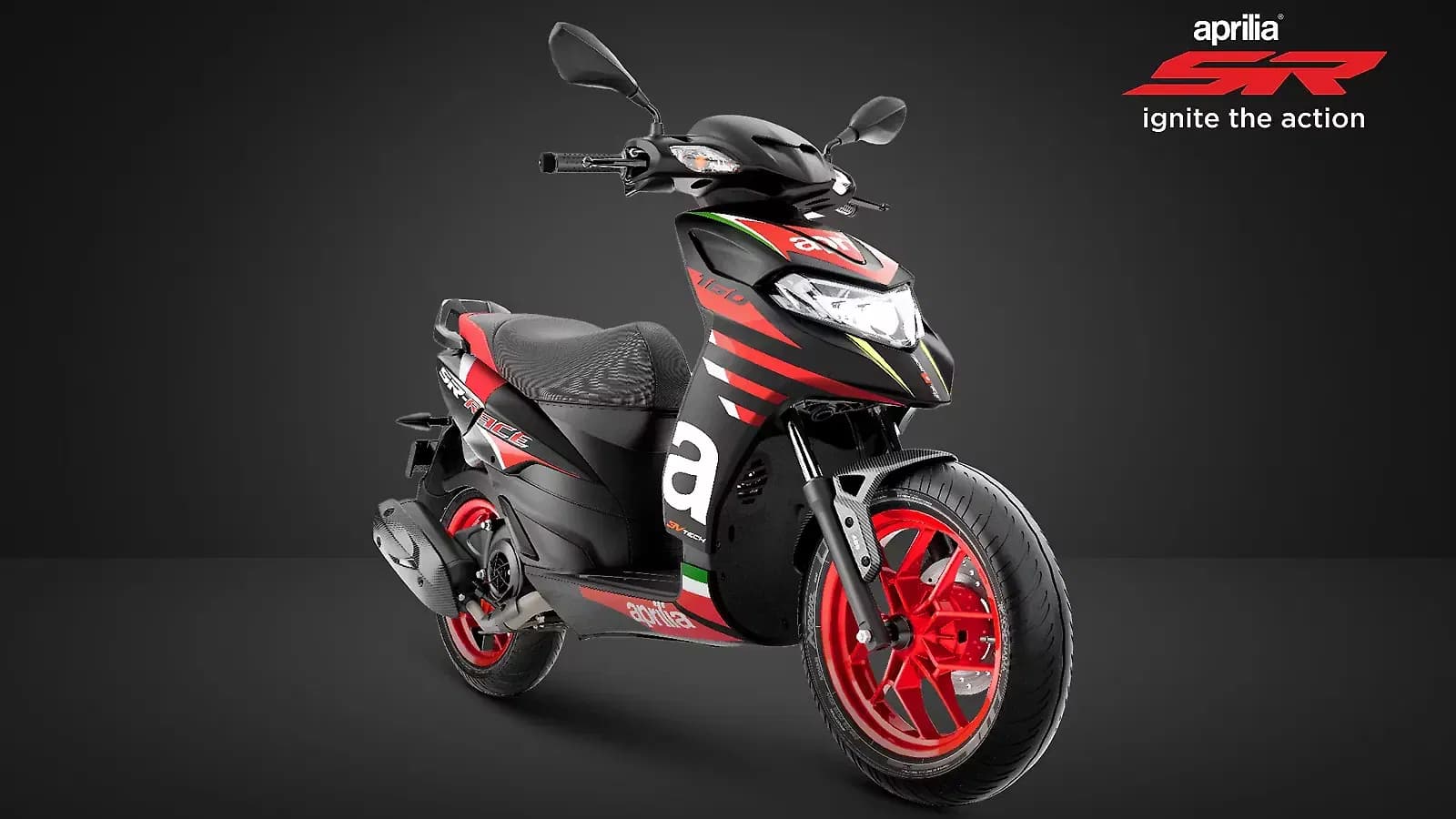 Aprilia SR 160 Right Front Three Quarter