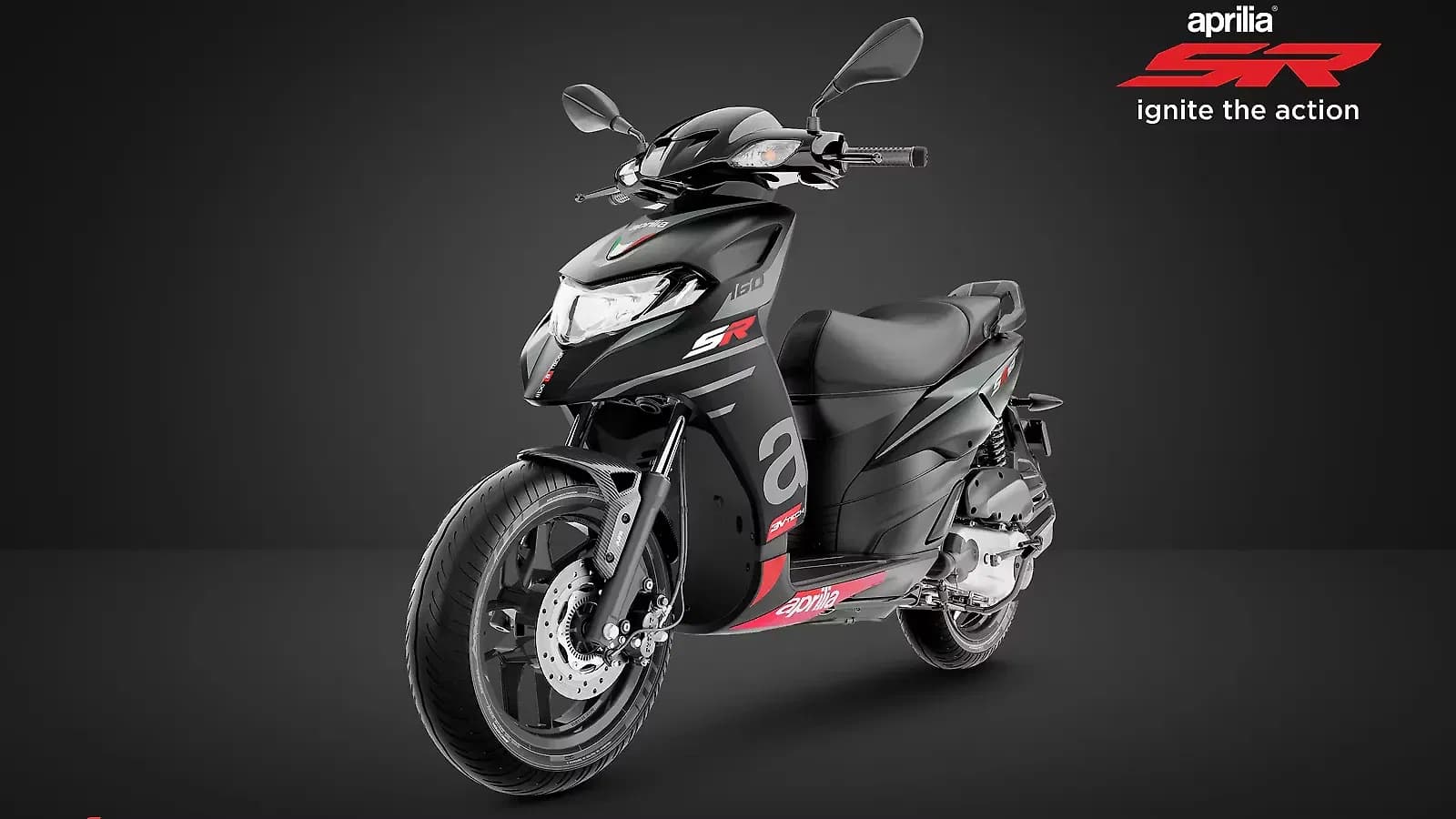 Aprilia SR 160 Left Front Three Quarter