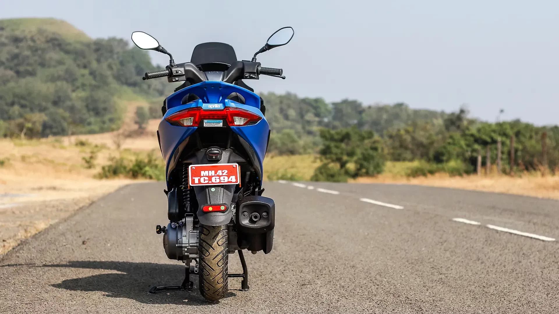 Aprilia SXR 160 Rear View